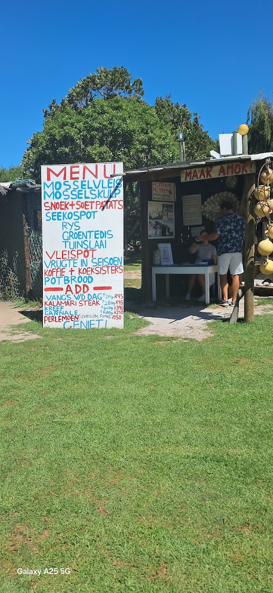 Menu De Vette Mossel Hermanus | Beach Seafood Restaurant Experience-7